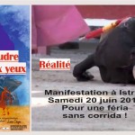 Manifestation à Istres, le 20 juin