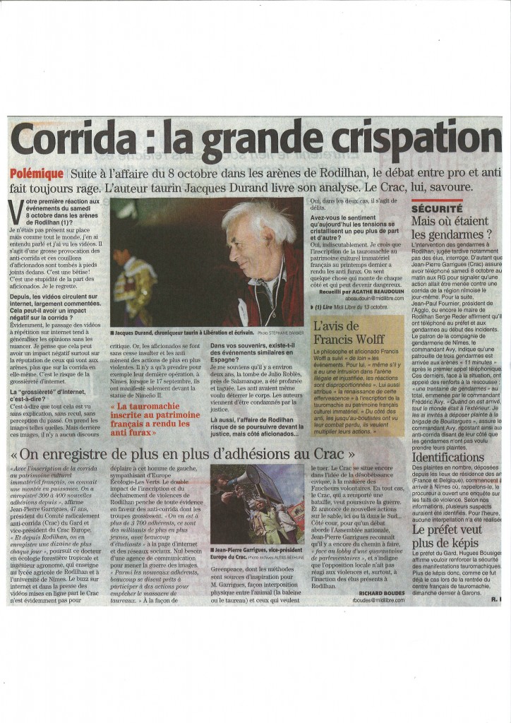 Midi Libre 19/10/11