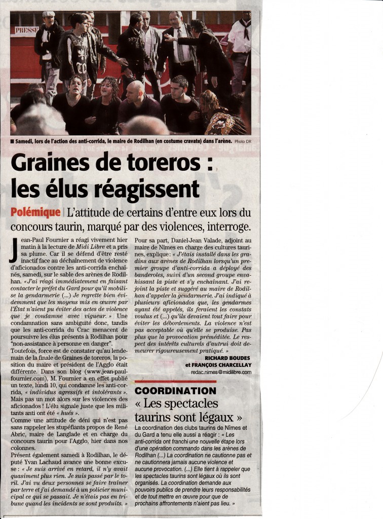 Midi Libre 14/10/11