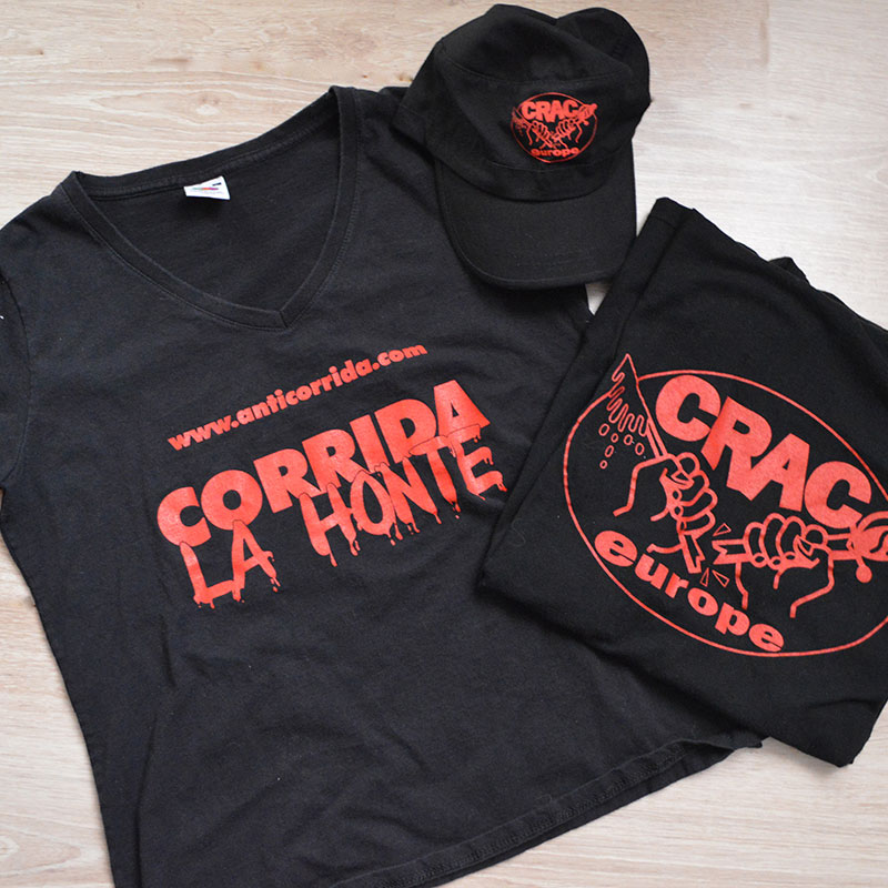 Le T-Shirt Corrida la Honte en noir (ancien modèle) - CRAC Europe